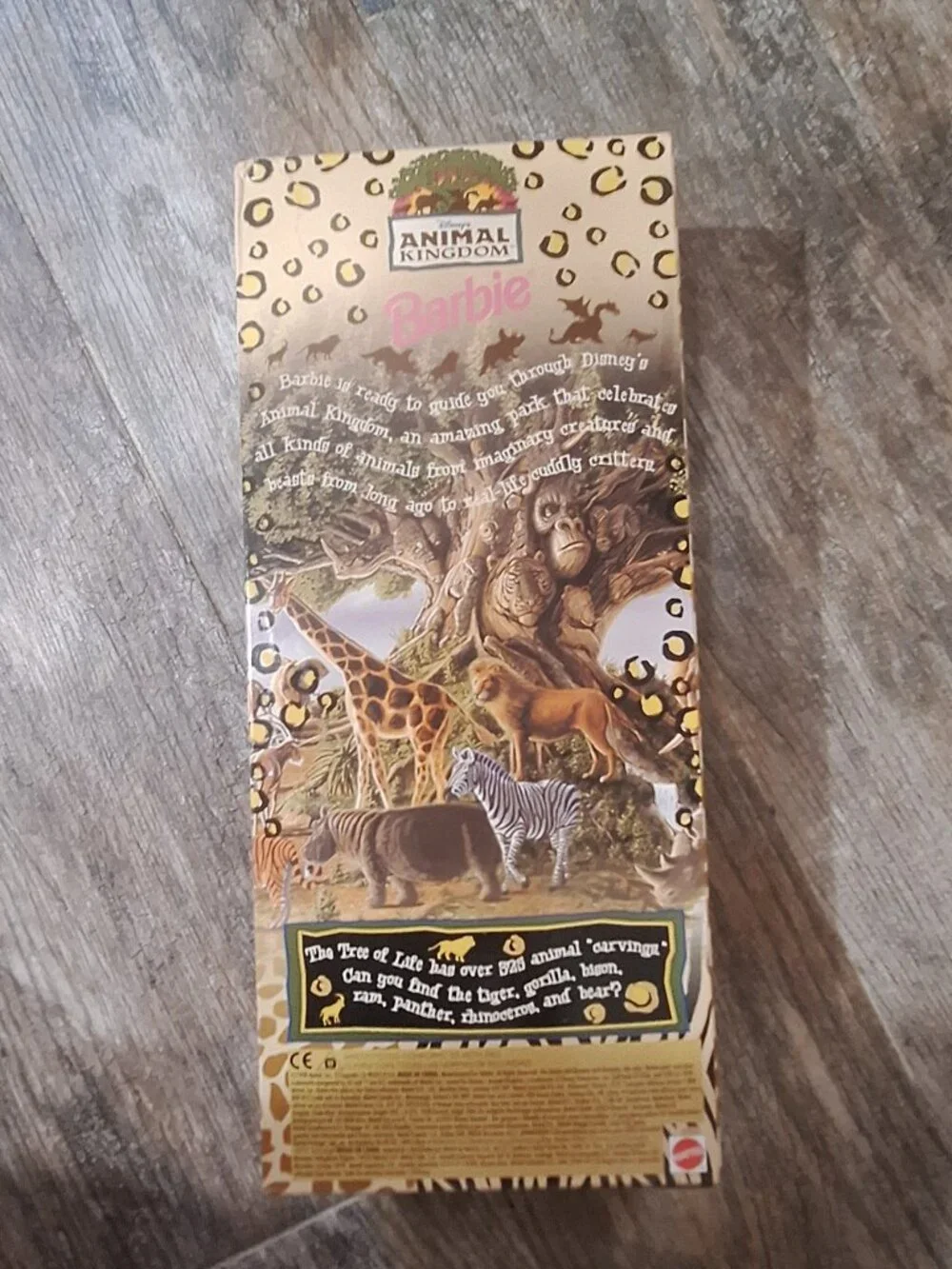 1998 Disney's Animal Kingdom Exclusive Barbie Doll by Mattel - Unopened